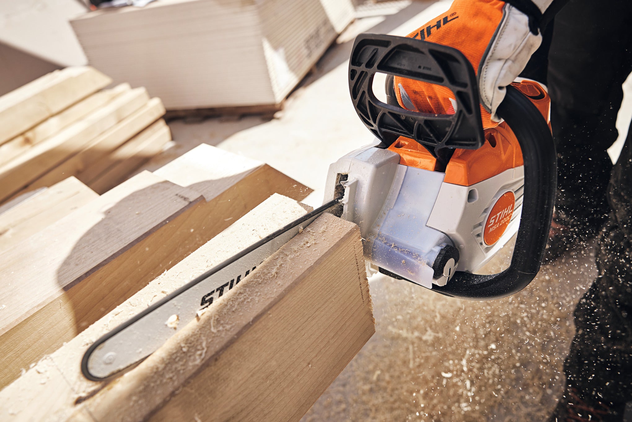 STIHL MSA 200 C-B - kædespænding