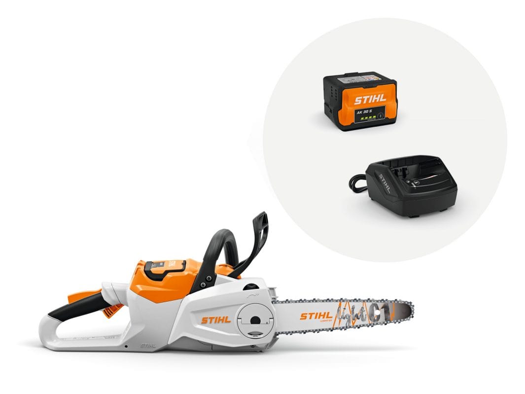 MSA 80.0 C-B 1/4"P Batterimotorsav m/AK30S batt. AL101 lader